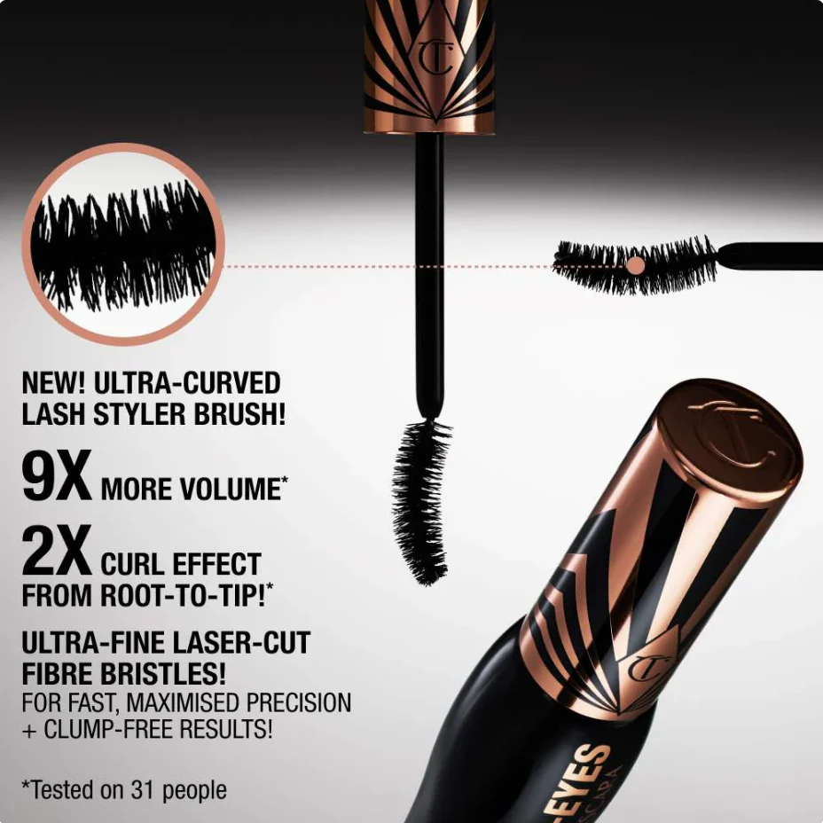 Charlotte Tilbury Mini Exagger-eyes Volumizing and Curling Mascara - Imagen 4